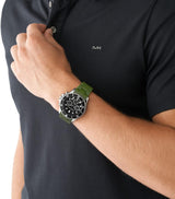Michael Kors Everest Chronograph Black Dial Green Silicone Strap Watch For Men - MK8981 Buy Now By Michael Kors