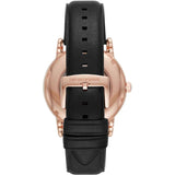Emporio Armani Luigi Automatic Silver Dial Black Leather Strap Watch For Men - AR60013 Buy Now By Emporio Armani