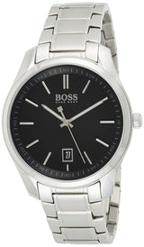 Hugo Boss Governer Black Dial Silver Steel Strap Watch for Men - 1513488 Buy Now By Hugo Boss