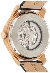 Fossil Grant Automatic Skeleton Blue Dial Blue Leather Strap Watch for Men - ME3102 Buy Now By Fossil