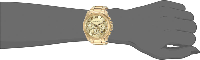 Michael Kors Brecken Chronograph Gold Dial Gold Steel Strap Watch For Women - MK6366 Buy Now By Michael Kors