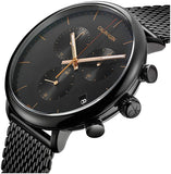 Calvin Klein High Noon Black Dial Black Mesh Bracelet Watch for Women - K8M27421