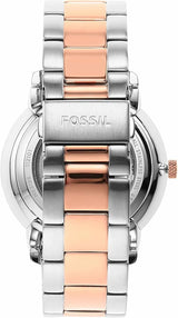 Fossil Neutra Automatic Skeleton White Dial Two Tone Steel Strap Watch for Men - ME3196 Buy Now By Fossil