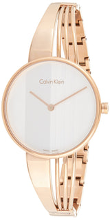 Calvin Klein Drift White Dial Rose Gold Steel Strap Watch for Women - K6S2N616 Buy Now By Calvin Klein