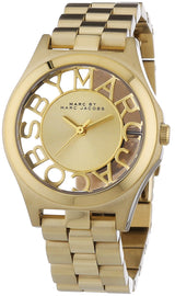 Marc Jacobs Henry Gold Dial Gold Steel Strap Watch for Women - MBM3292 Buy Now By Marc Jacobs