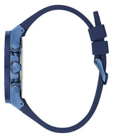 Shop Guess Poseidon Blue Dial Blue Rubber Strap Watch for Men - GW0057G3 in USA
