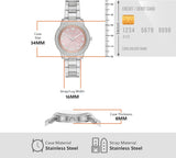 Michael Kors Tibby Multifunction Crystals Pink Dial Silver Steel Strap Watch for Women - MK4686 Buy Now By Michael Kors