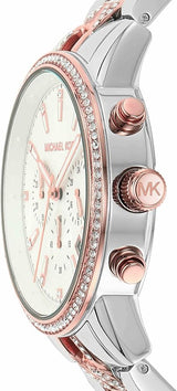 Michael Kors Ritz Chronograph Silver Dial Two Tone Steel Strap Watch For Women - MK6938 Buy Now By Michael Kors