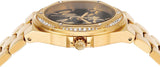 Michael Kors Lennox Quartz Black Dial Gold Steel Strap Watch For Women - MK7404 Buy Now By Michael Kors