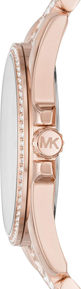 Michael Kors Runway Mother of Pearl Dial Rose Gold Steel Strap Watch For Women - MK6856 Buy Now By Michael Kors