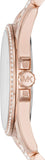 Michael Kors Runway Mother of Pearl Dial Rose Gold Steel Strap Watch For Women - MK6856