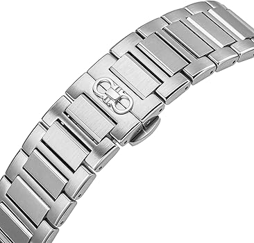 Shop Salvatore Ferragamo F-80 Classic Black Dial Silver Steel Strap Watch for Men - SFDT02423 in USA