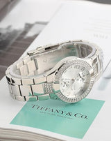 Guess Mini Prism Diamonds Silver Dial Silver Steel Strap Watch for Women - W12638L1 Buy Now By Guess