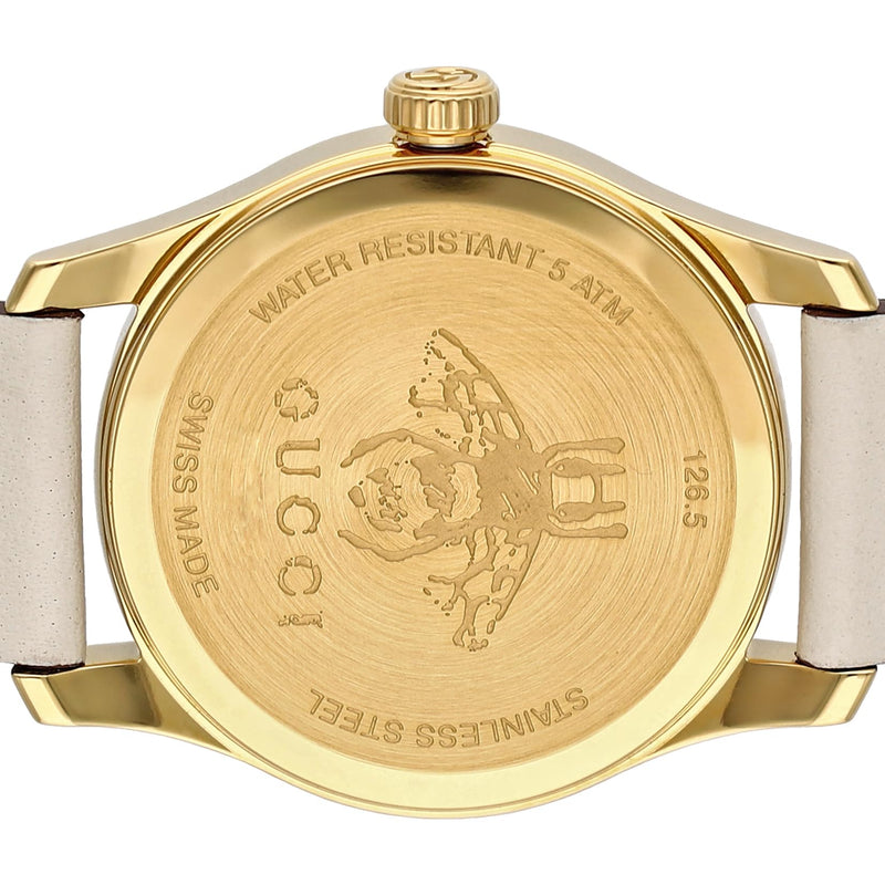 Gucci G Timeless Quartz Red & Green Dial Beige Leather Strap Watch For Women - YA1265009 Buy Now By Gucci