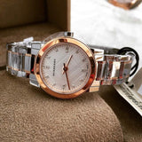Burberry The City Silver Dial Two Tone Steel Strap Watch for Women - BU9214 Buy Now By Burberry