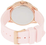 Shop Guess Sparkling Diamonds Pink Dial Pink Rubber Strap Watch for Women - W0032L9 in USA