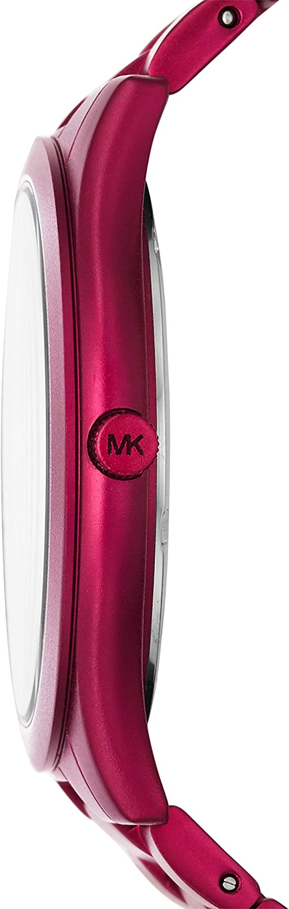 Michael Kors Slim Runway Red Dial Red Steel Strap Watch For Women - MK4505 Buy Now By Michael Kors
