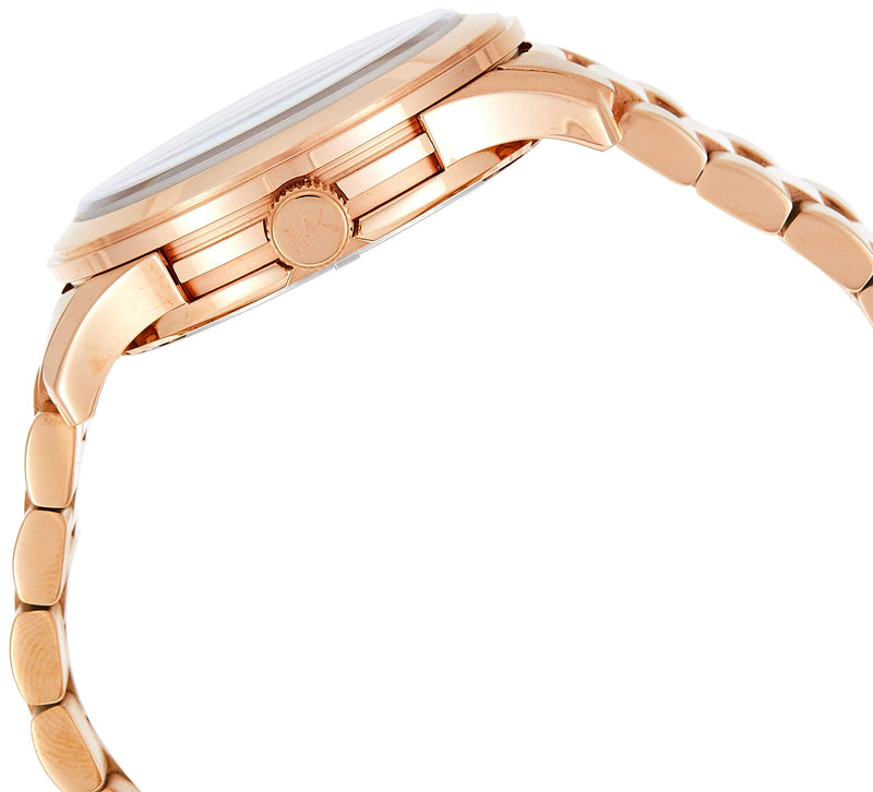 Michael Kors Runway Blue Dial Rose Gold Stainless Steel Strap Watch for Women - MK7065 Buy Now By Michael Kors