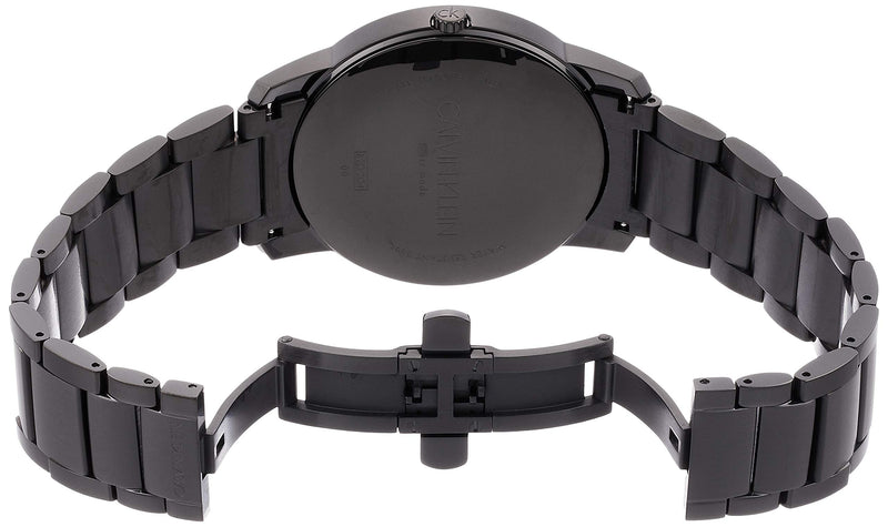 Calvin Klein City Quartz Black Dial Black Steel Strap Watch for Men - K2G2G4B1 Buy Now By Calvin Klein