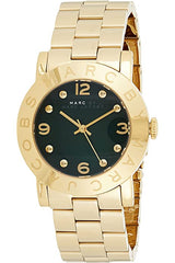 Marc Jacobs Amy Green Dial Gold Steel Strap Watch for Women - MBM8609 Buy Now By Marc Jacobs