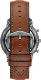 Fossil Neutra Chronograph Grey Dial Brown Leather Strap Watch for Men - FS5512 Buy Now By Fossil