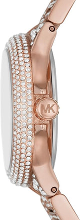 Michael Kors Camille Multifunction Crystals Rose Gold Dial Rose Gold Steel Strap Watch For Women - MK6997 Buy Now By Michael Kors
