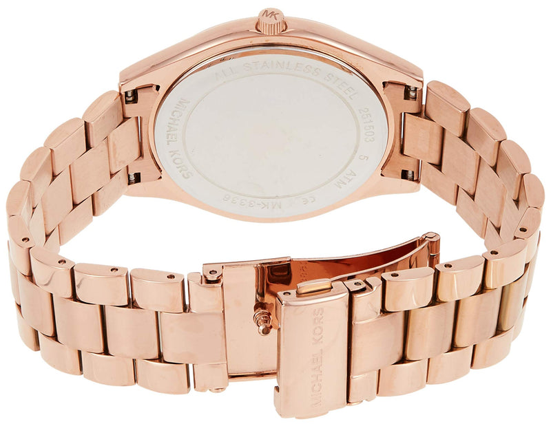 Michael Kors Runway Rose Gold Dial Rose Gold Steel Strap Watch for Women - MK3336 Buy Now By Michael Kors