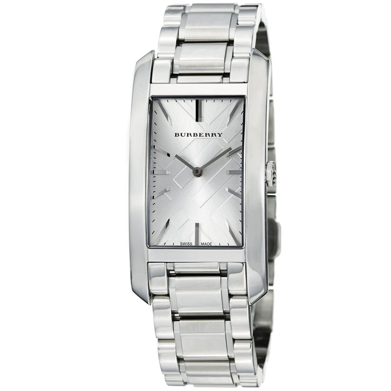 Shop Burberry Heritage Silver Dial Silver Steel Strap Watch For Women - BU9400 in USA