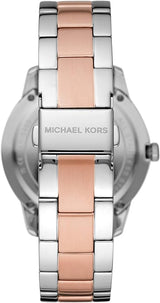 Michael Kors Runway Quartz Black Dial Two Tone Steel Strap Watch For Women - MK6960 Buy Now By Michael Kors