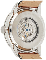 Fossil Townsman Automatic Skeleton Blue Dial Brown Leather Strap Watch for Men - ME3154 Buy Now By Fossil