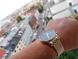 Hugo Boss Navigator Black Dial Gold Steel Strap Watch for Men - 1513531 Buy Now By Hugo Boss