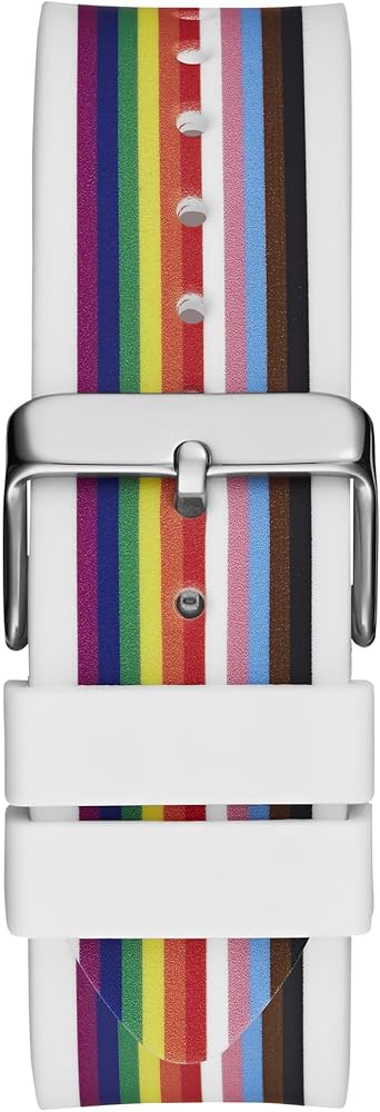 Guess Phoenix Analog White Dial White Silicone Strap Watch for Men - GW0720G1 Buy Now By Guess