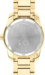 Movado Bold Verso Gold Dial Gold Steel Strap Watch for Men - 3600861 Buy Now By Movado