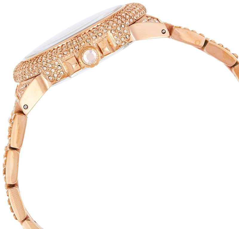 Shop Michael Kors Camille Crystal Rose Gold Dial Rose Gold Steel Strap Watch for Women - MK5862 in USA