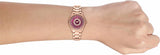 Michael Kors Layton Three Hand Red Dial Rose Gold Steel Strap Watch For Women - MK6893 Buy Now By Michael Kors