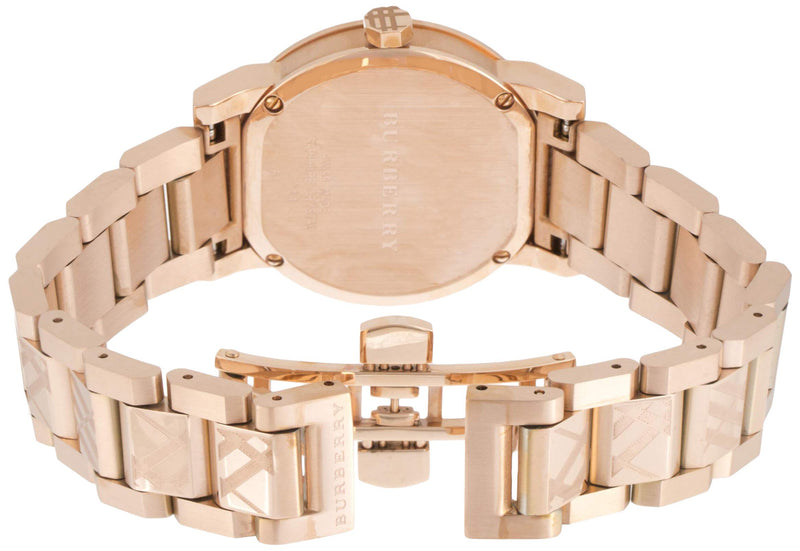 Burberry The City Rose Gold Dial Rose Gold Steel Strap Watch for Women - BU9146 Buy Now By Burberry