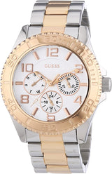 Guess BFF Multifunction Silver Dial Two Tone Steel Strap Watch for Women - W0231L5 Buy Now By Guess