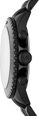 Michael Kors Bayville Chronograph Black Dial Black Steel Strap Watch For Men - MK8750 Buy Now By Michael Kors