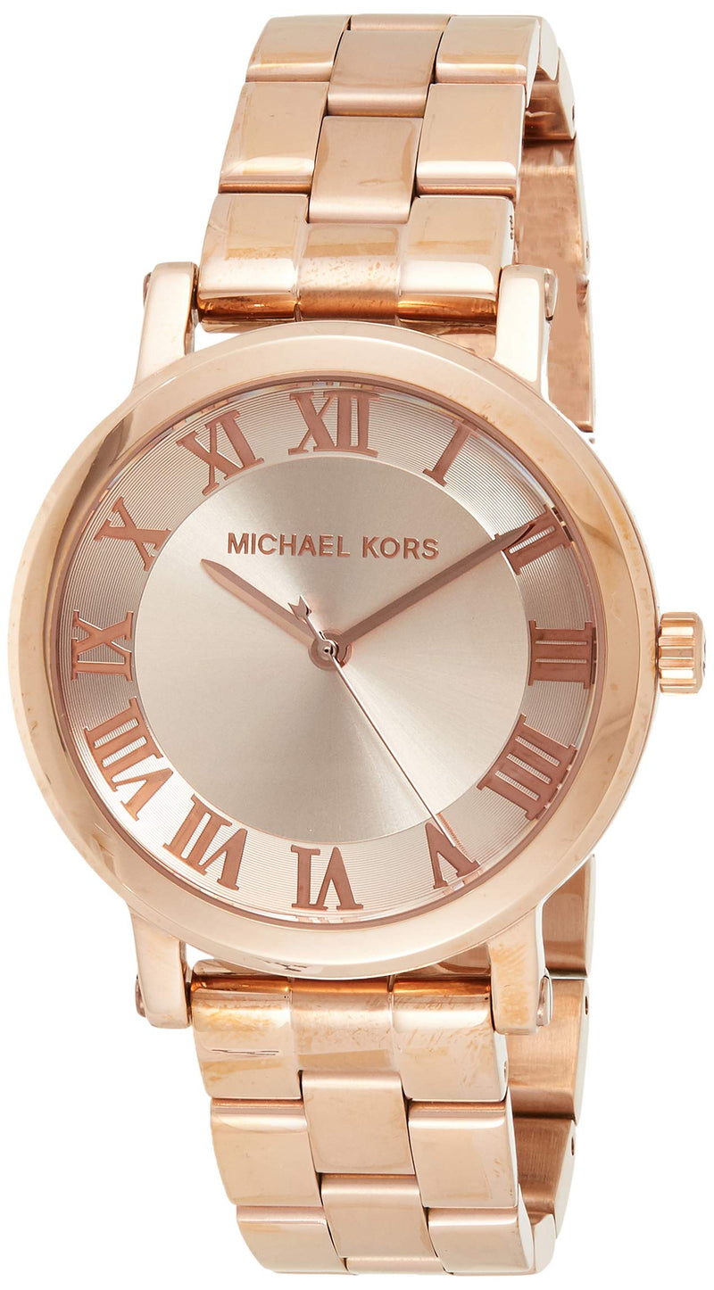 Michael Kors Norie Rose Gold Dial Rose Gold Steel Strap Watch for Women - MK3561 Buy Now By Michael Kors