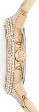 Michael Kors Mini Camille Chronograph White Dial Rose Gold Steel Strap Watch For Women - MK6844 Buy Now By Michael Kors