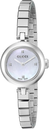 Gucci Diamantissima Quartz Diamonds White Dial Silver Steel Strap Watch For Women - YA141503 Buy Now By Gucci