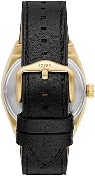 Fossil Everett Automatic Skeleton Black Dial Black Leather Strap Watch for Men - ME3208 Buy Now By Fossil