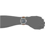 Michael Kors Ryker Chronograph Analog Blue Dial Brown Leather Strap Watch For Men - MK8518 Buy Now By Michael Kors