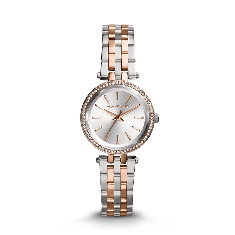 Michael Kors Darci Silver Dial Two Tone Steel Strap Watch for Women - MK3298 Buy Now By Michael Kors