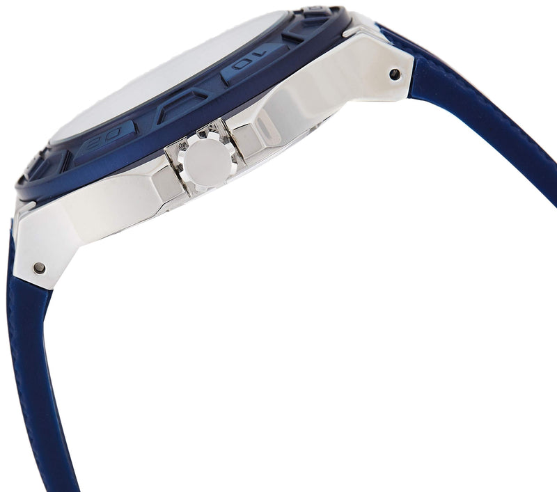 Guess Force White Dial Blue Rubber Strap Watch For Men - W0674G4 Buy Now By Guess