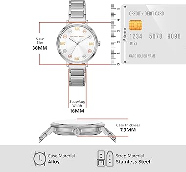 Michael Kors Addyson Quartz Silver Dial Silver Steel Strap Watch for Women - MK7417 Buy Now By Michael Kors