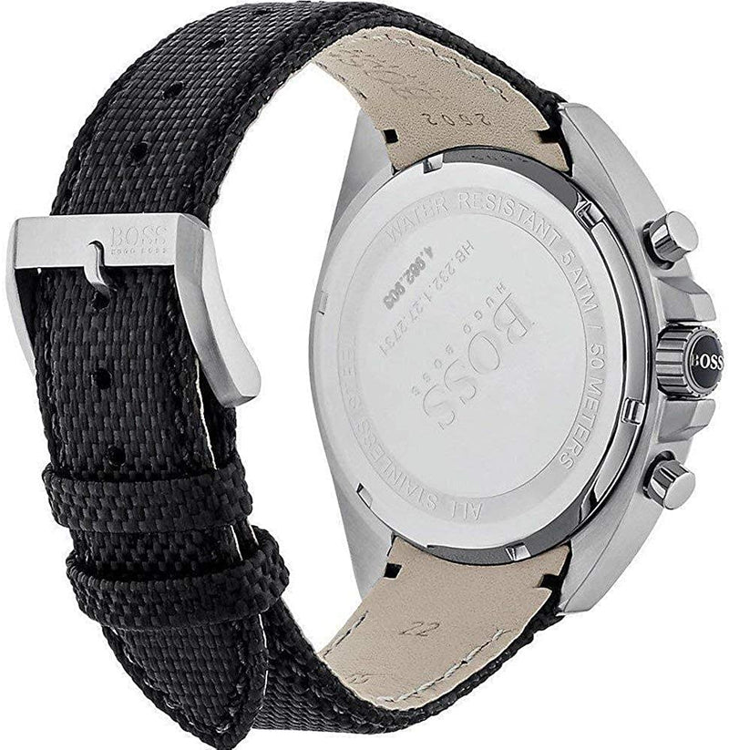 Hugo Boss Driver Black Dial Black Leather Strap Watch for Men -1513087 Buy Now By Hugo Boss