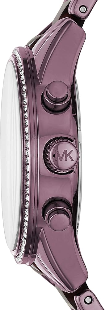 Michael Kors Ritz Chronograph Purple Dial Purple Steel Strap Watch For Women - MK6720 Buy Now By Michael Kors