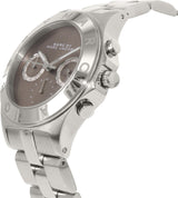 Marc Jacobs Blade Chronograph Brown Dial Silver Steel Strap Watch for Women - MBM8636 Buy Now By Marc Jacobs