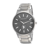 Shop Emporio Armani Renato Quartz Black Dial Silver Steel Strap Watch For Men - AR11118 in USA
